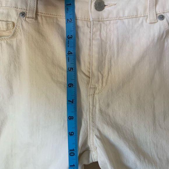 L. L. Bean Cream Denim Jeans women’s size 12 pants - Picture 7 of 12